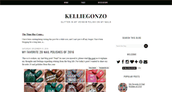 Desktop Screenshot of kelliegonzo.com